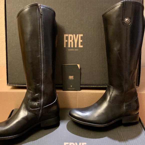 🚫SOLD❌💥HP🎉 FRYE Melissa Inside Zip  Boots - Picture 4 of 16